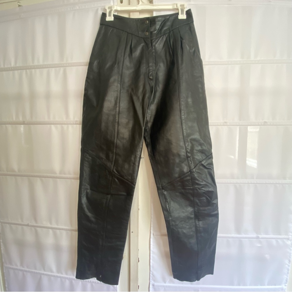 FASHION LEADER Genuine Leather Pants